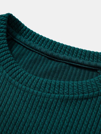 Long Sleeve Ribbed T-Shirt