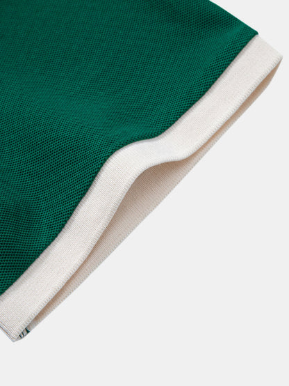 Contrast Collar Polo