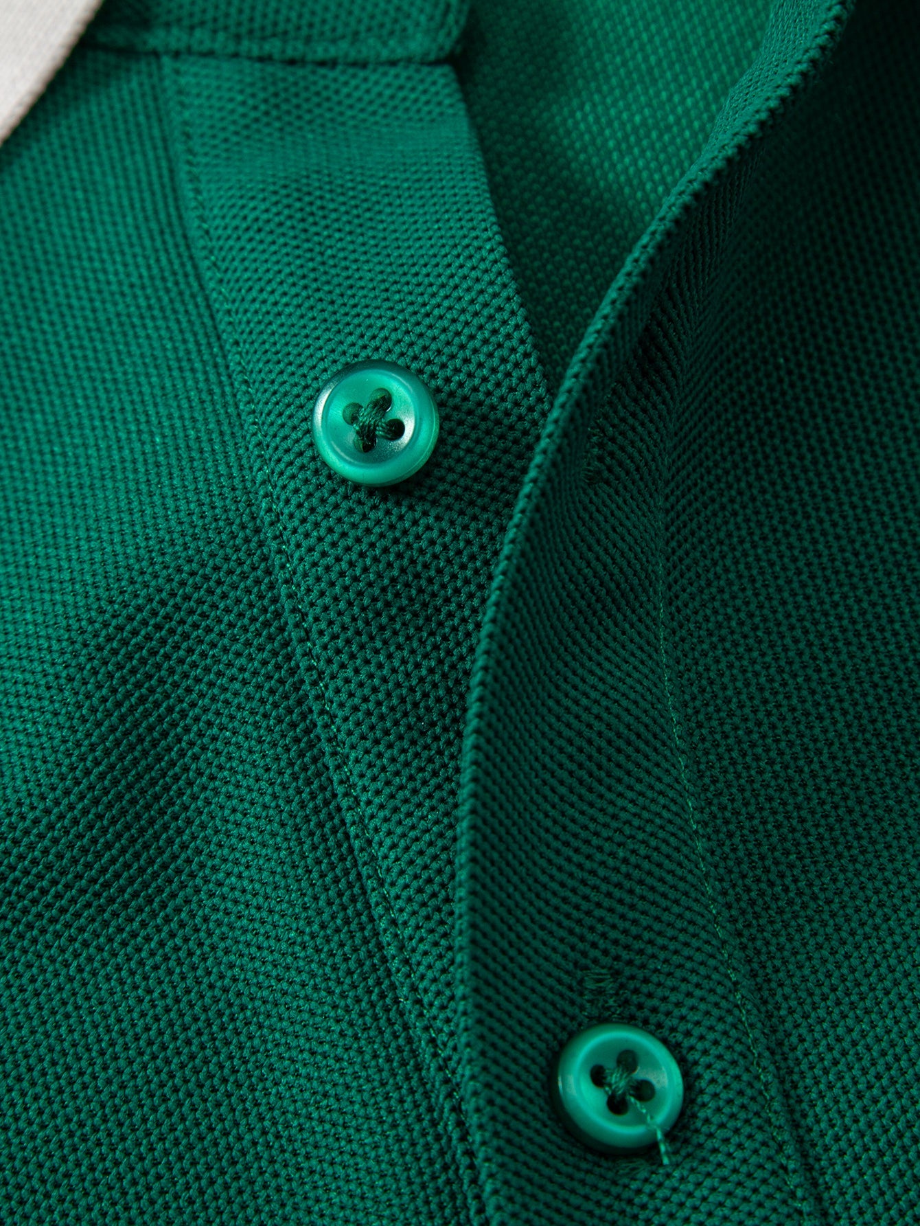 Contrast Collar Polo