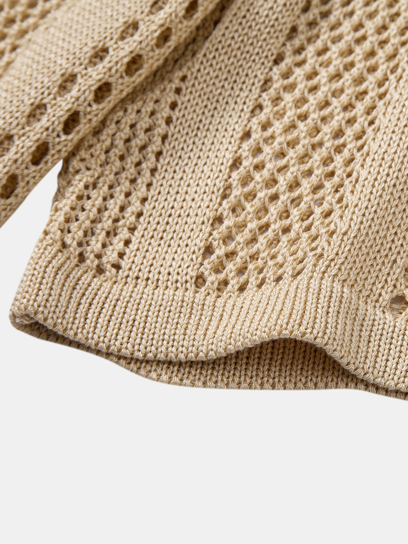 Crocheted Button Up Shirt