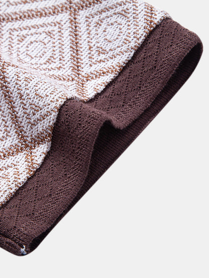 Geometry Jacquard Polo