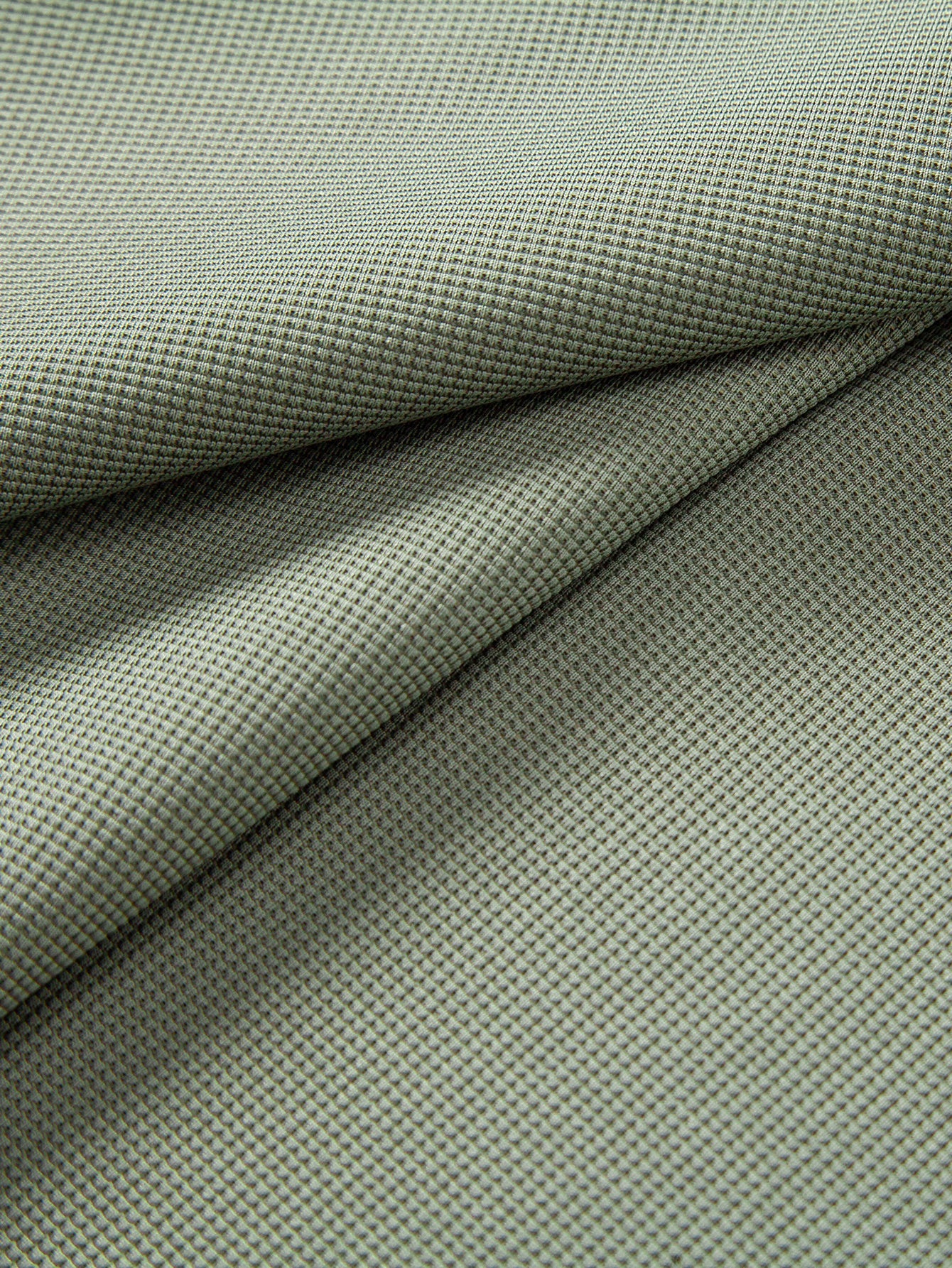 Textured Zipper Polo