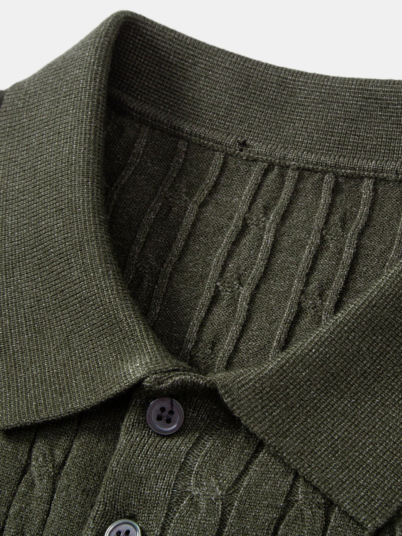 Twisted Jacquard Knit Polo