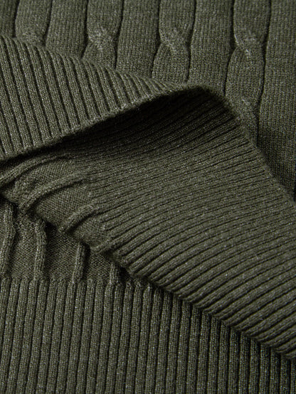 Twisted Jacquard Knit Polo