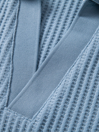 Waffle Johnny Collar Polo With Pocket