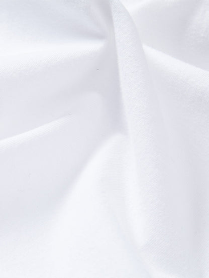 Solid Long Sleeve Cotton Polo Shirt