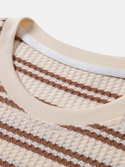 Stripe Waffle T-Shirt