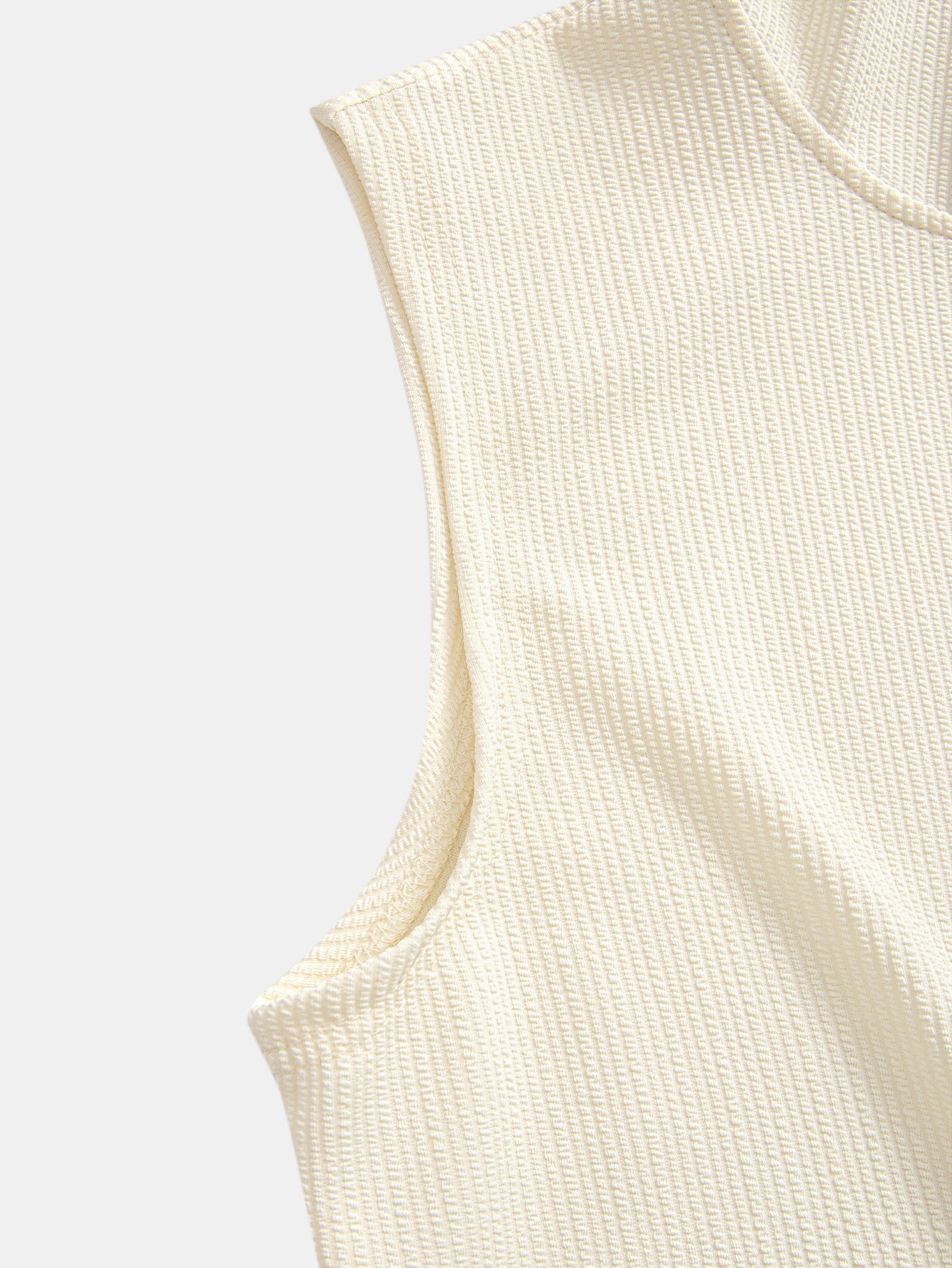 Ribbed Hooded Tank Top