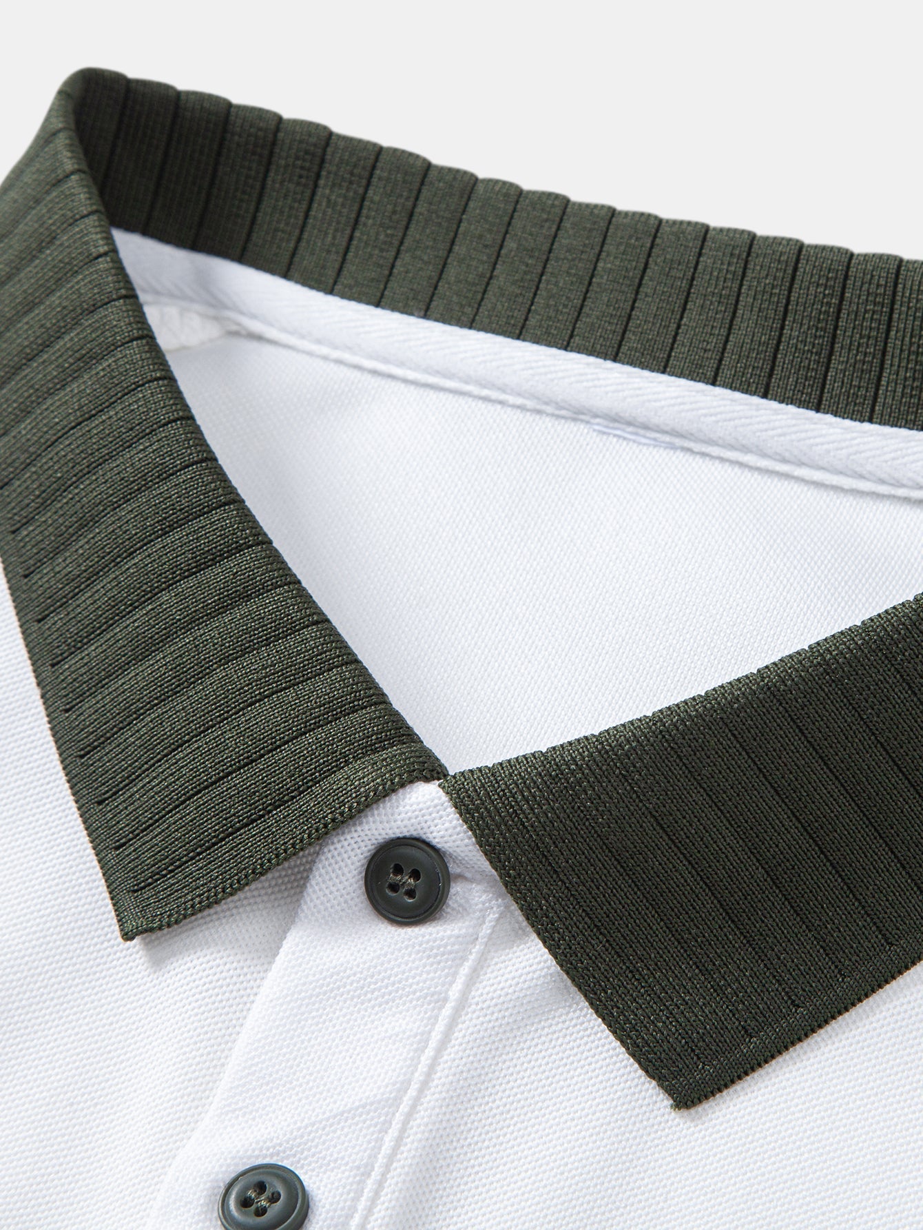 Contrast Raglan Sleeve Polo