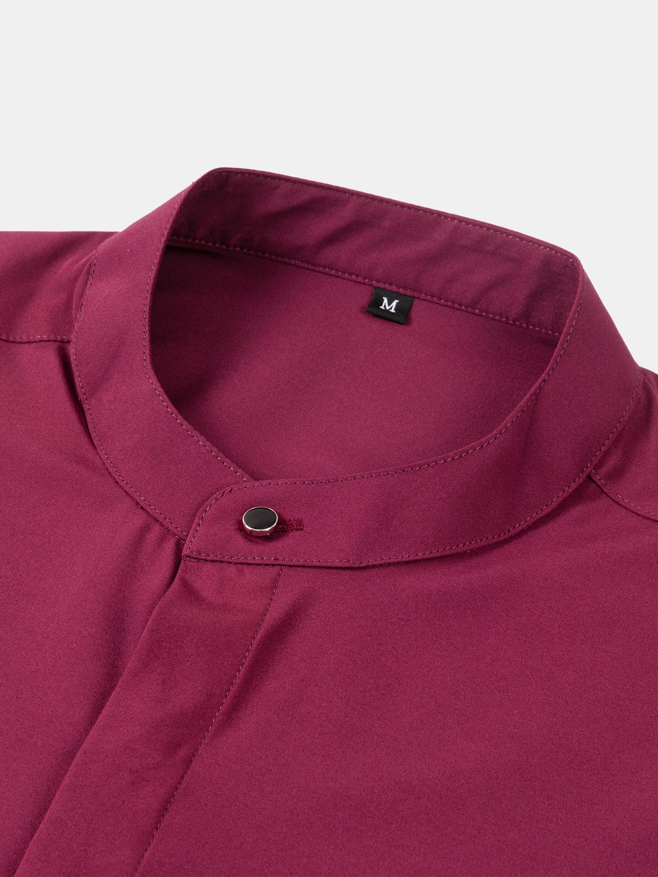 3 Pieces Non-Iron Hidden Placket Stand Collar Dress Shirt