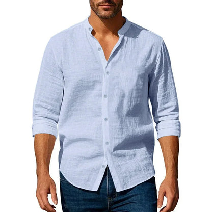 Lightweight Breathable Button-Up Shirt