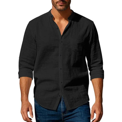 Lightweight Breathable Button-Up Shirt