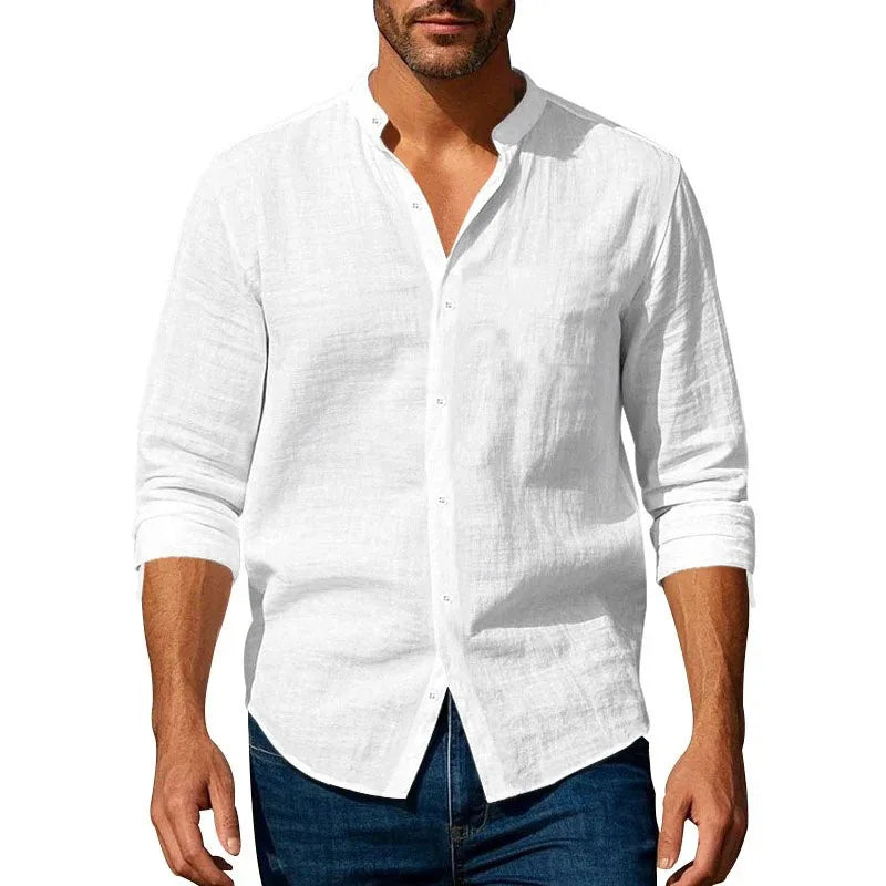 Lightweight Breathable Button-Up Shirt