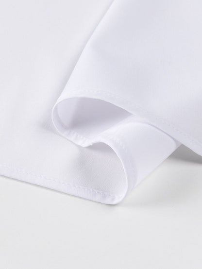 3 Pieces Long Sleeve Button Up Dress Shirt