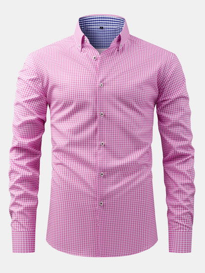 Long Sleeve Plaid Button Up Shirt