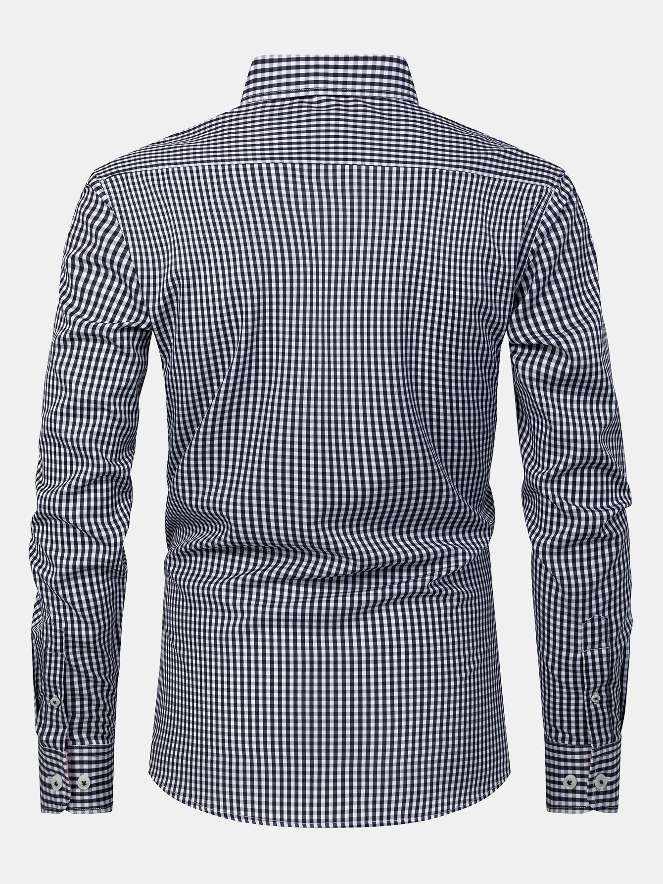 Long Sleeve Plaid Button Up Shirt