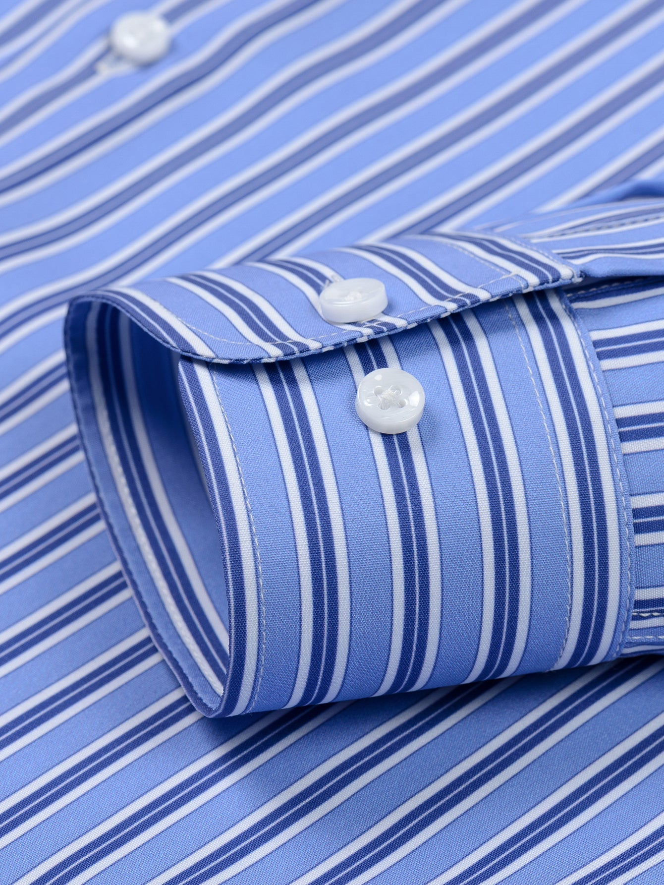 Long Sleeve Stripe Button Up Shirt