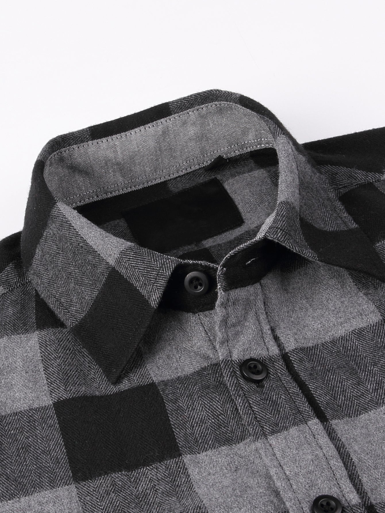 Flannel Plaid Button Up Shirt
