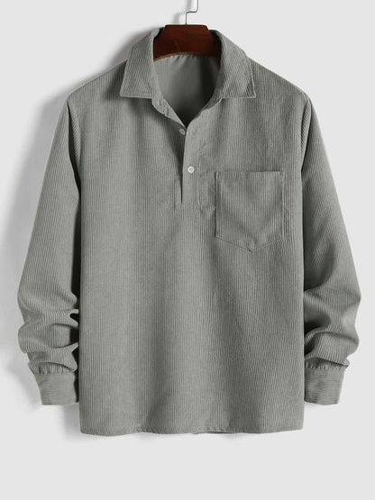 Classic Ribbed Polo Shirt