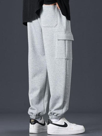 Drawstring Cargo Jogging Pants