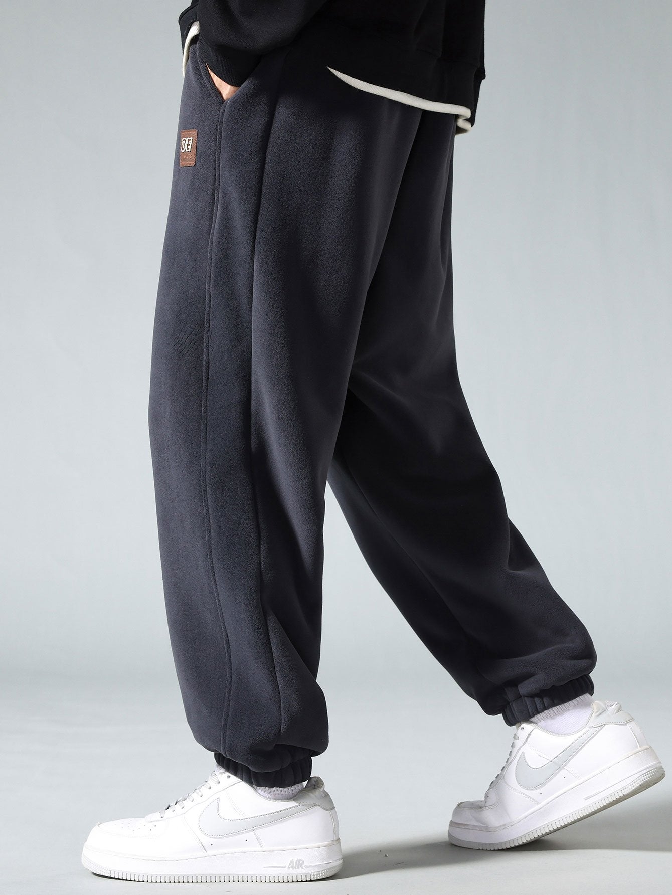 Teddy Lined Polar Fleece Jogging Pants