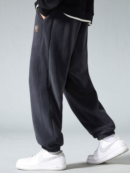 Teddy Lined Polar Fleece Jogging Pants