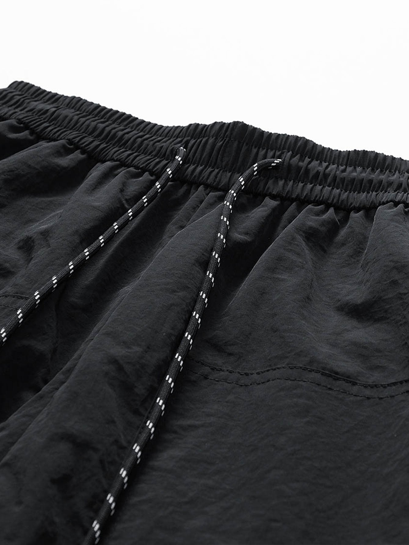 Patch Pocket Drawstring Shorts