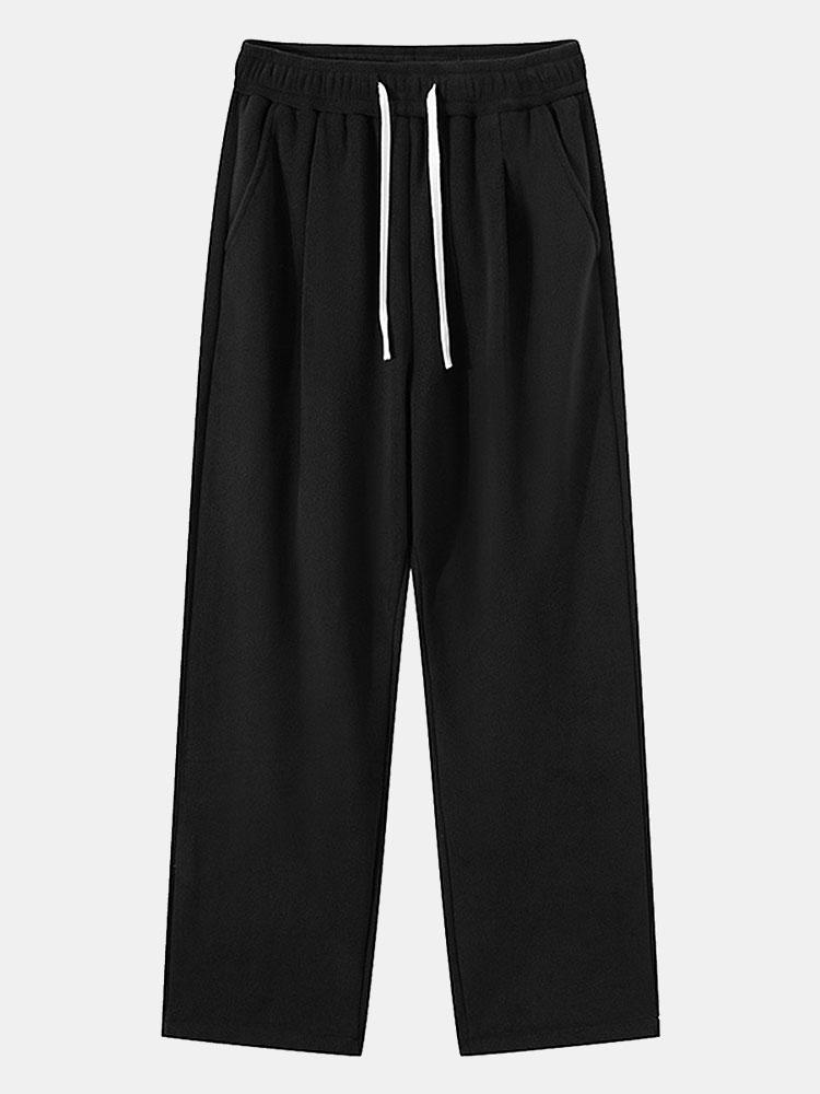 Polar Fleece Loose Fit Straight Leg Pants