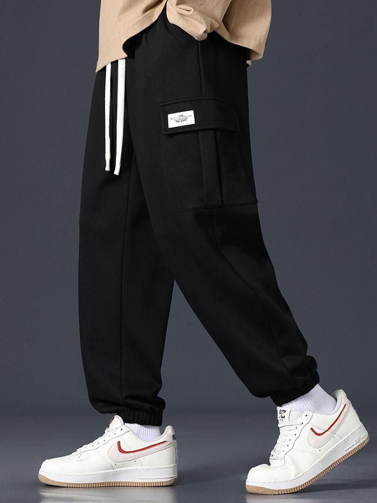 Drawstring Cargo Jogging Pants