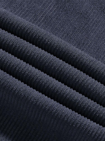Side Stripe Corduroy Jogging Pants