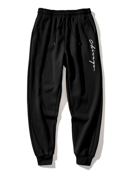 3 Pieces Chicago Print Jogger Pants