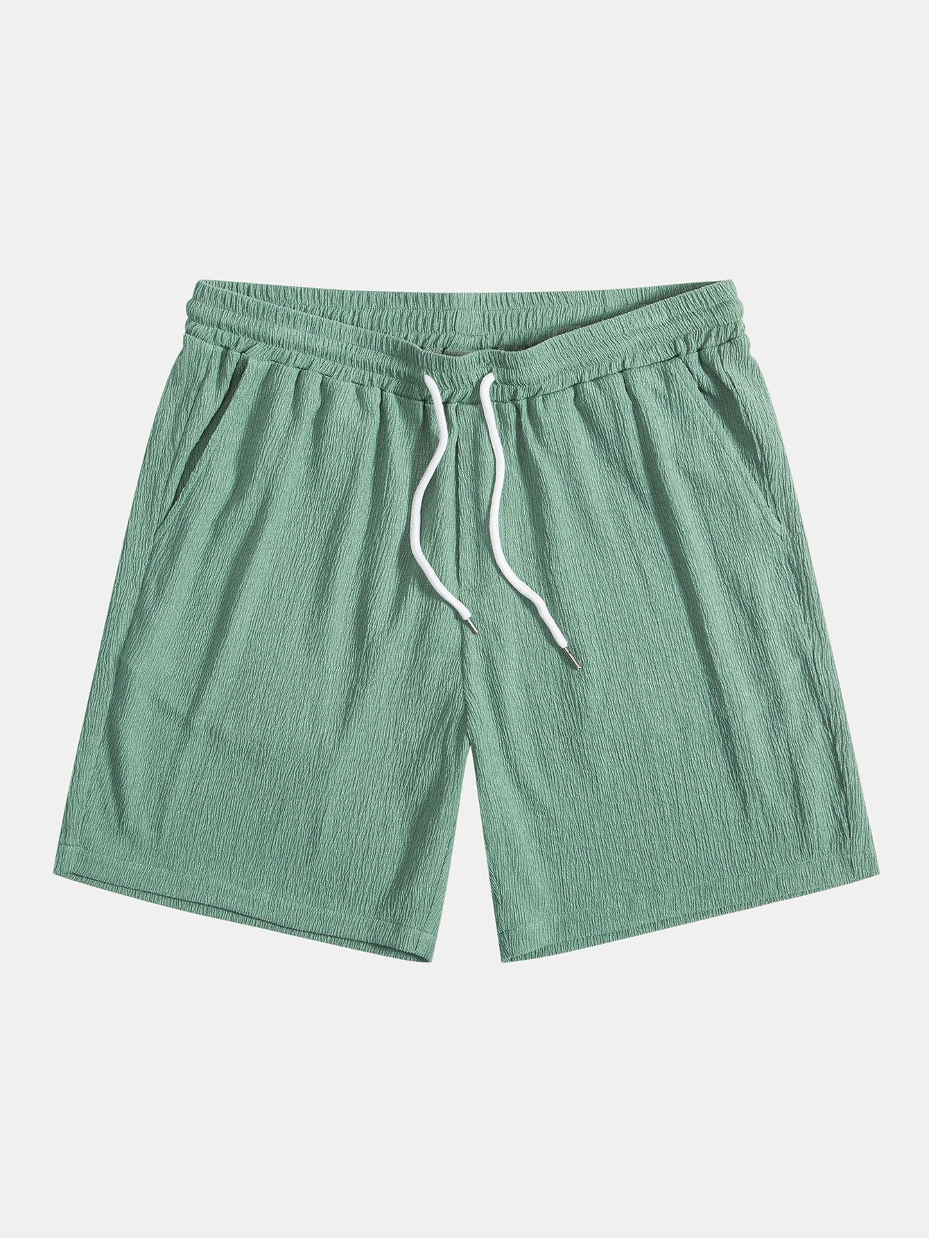Crinkled Textured Shorts