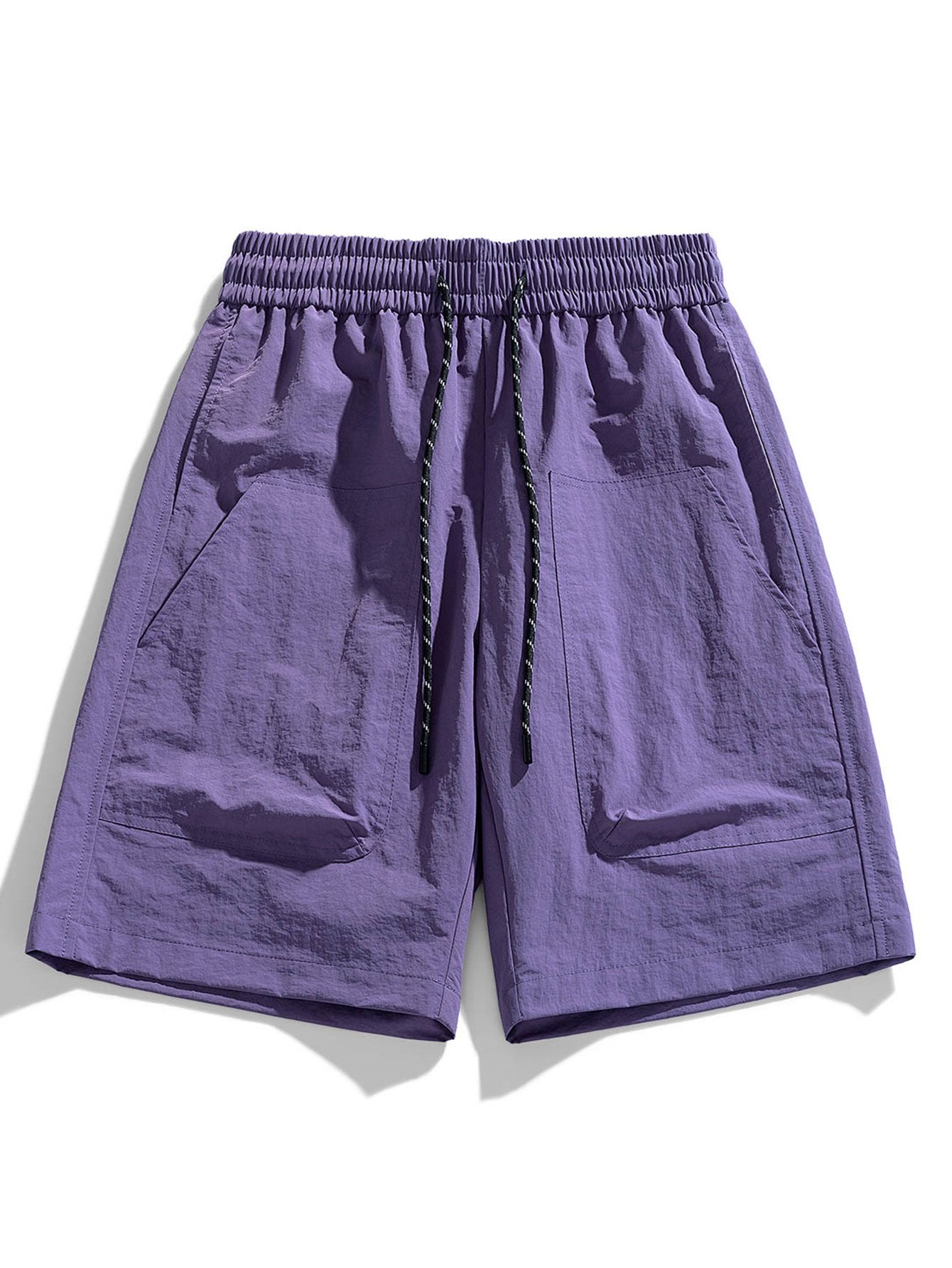 Patch Pocket Drawstring Shorts