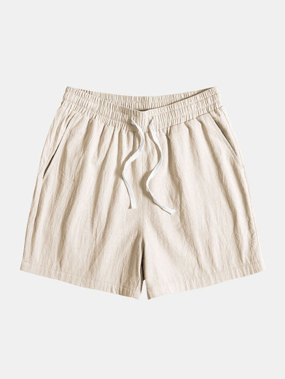 Textured Cotton 5" Shorts