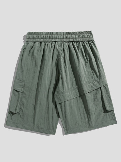 Nylon Cargo Shorts