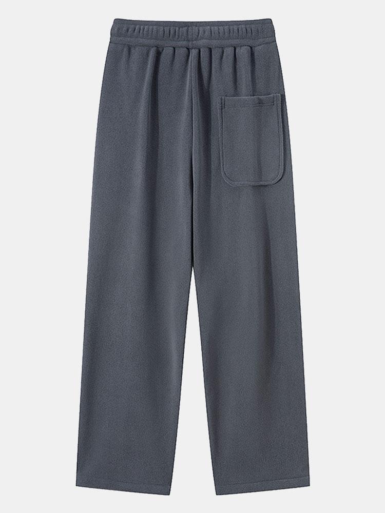 Polar Fleece Loose Fit Straight Leg Pants