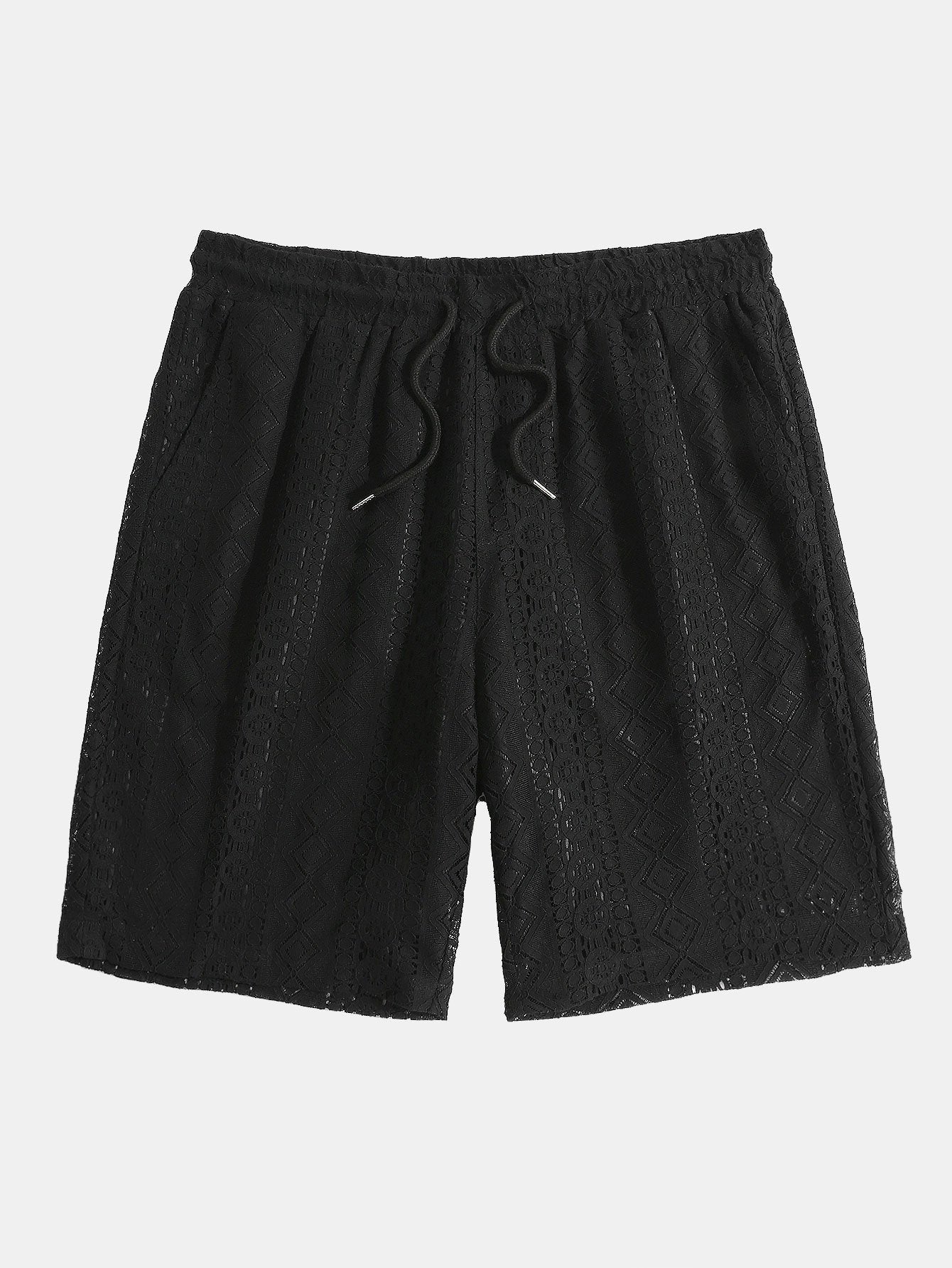 Geometry Textured Shorts