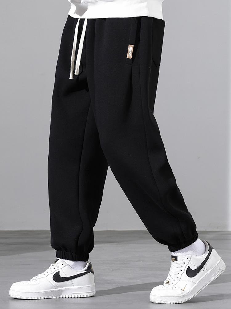 Drawstring Cotton Jogging Pants