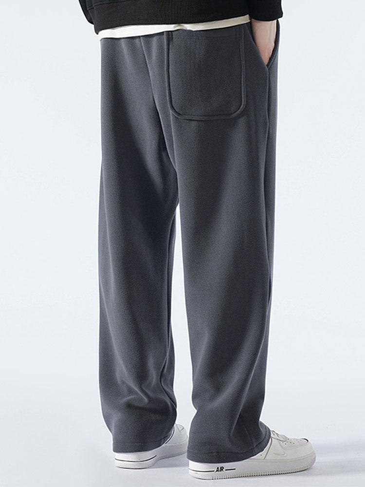 Polar Fleece Loose Fit Straight Leg Pants