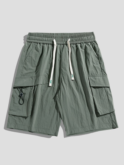 Nylon Cargo Shorts