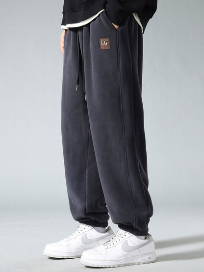 Teddy Lined Polar Fleece Jogging Pants