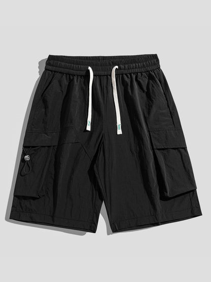 Nylon Cargo Shorts