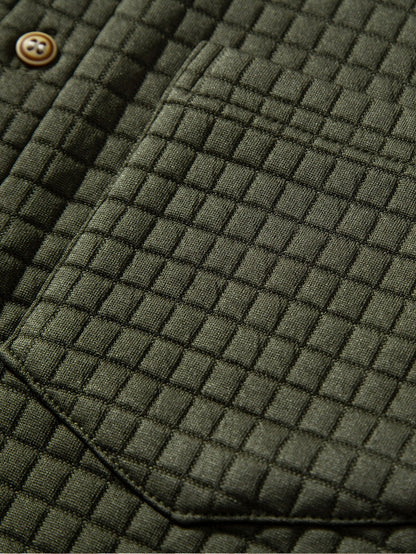 Waffle Polo With Pockets