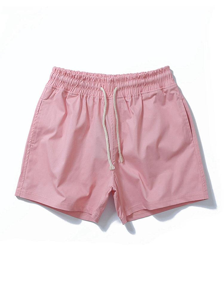 3 Pieces Cotton 3" Drawstring Shorts