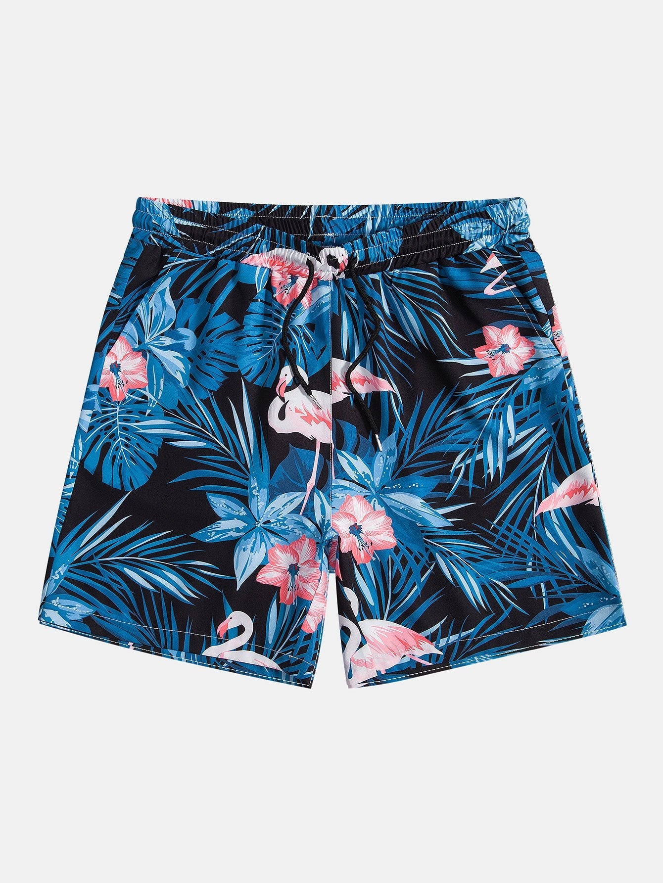 Flamingo Print Shorts