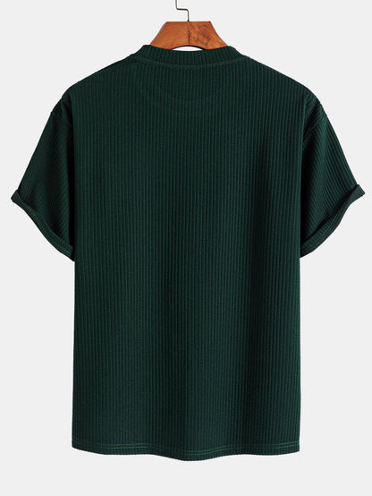 Relax Fit Ribbed T-Shirt