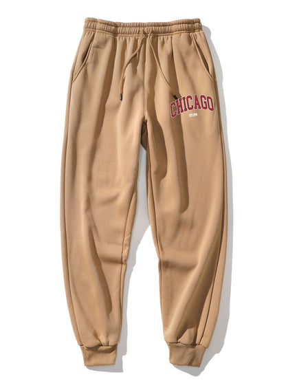 Chicago Print Jogger Pants
