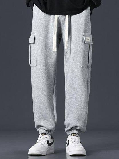 Drawstring Cargo Jogging Pants
