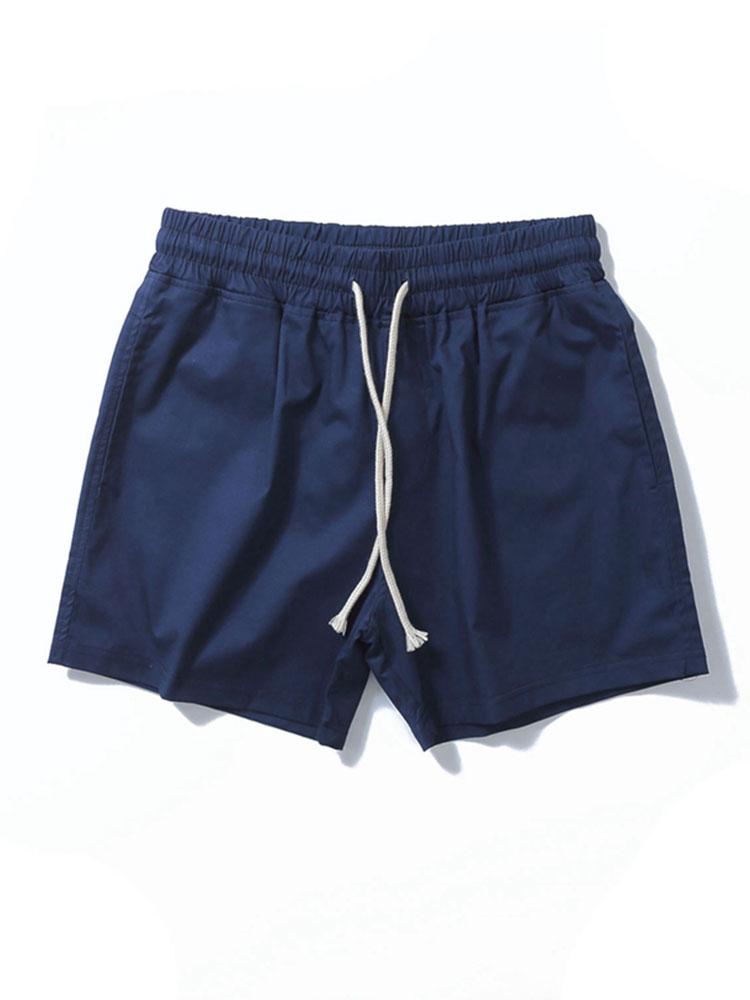 3 Pieces Cotton 3" Drawstring Shorts