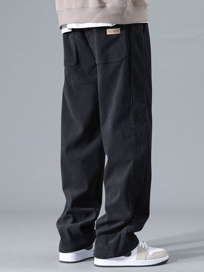 Straight Leg Corduroy Pants